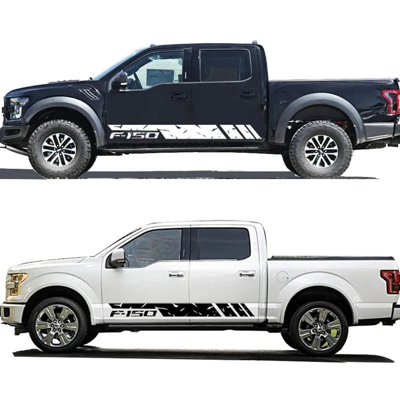 For Ford Rapter F150 Sport Stripe Side Door Body Stickers Decals