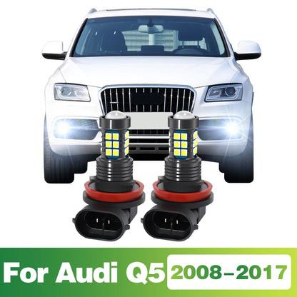 For Audi Q5 8R 2008 - Front Fog Bulbs H8 H11 H9 H16 2017 2009