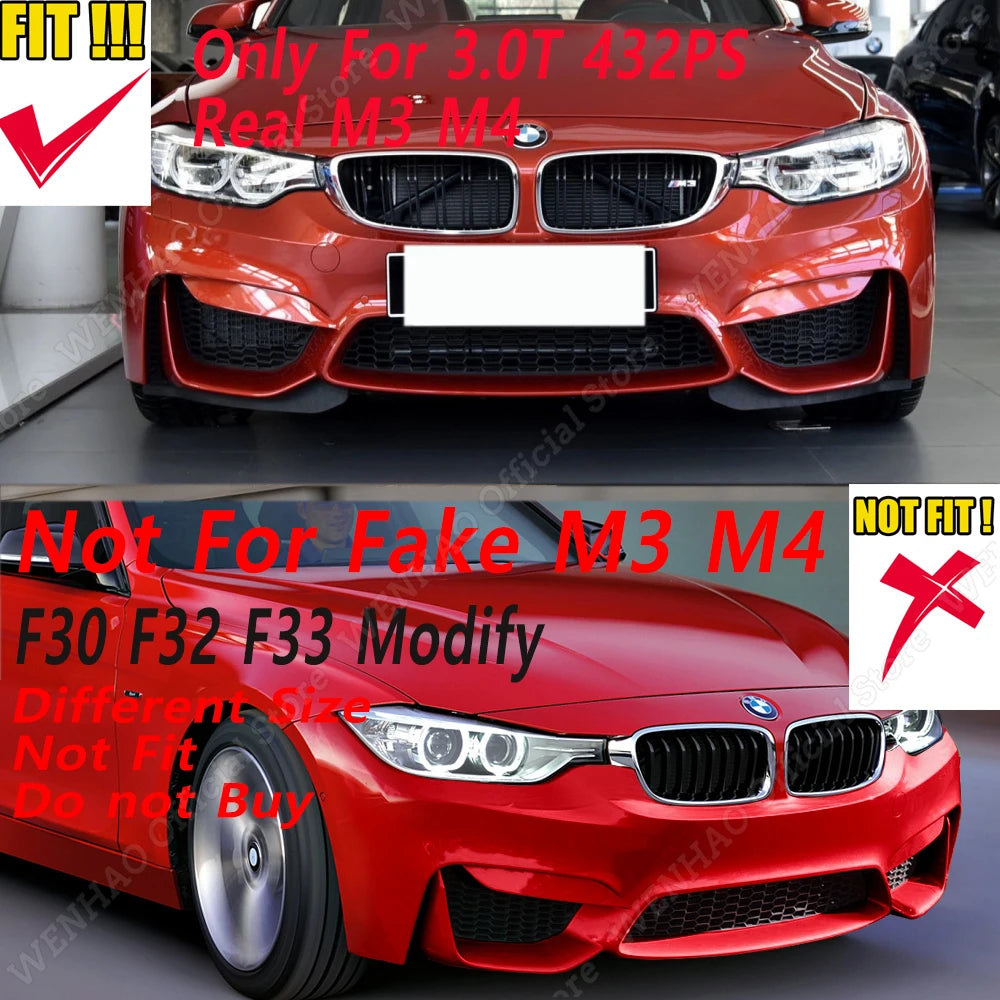 For BMW F80 M3 F82 F83 M4 2014-2020 Front Bumper Side Air Vent
