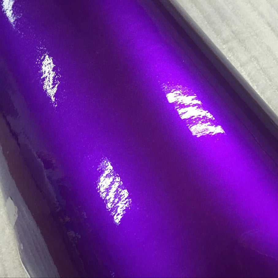 58x152cm Glossy Pearl Purple Metallic Glitter Wrap Sticker Wraps