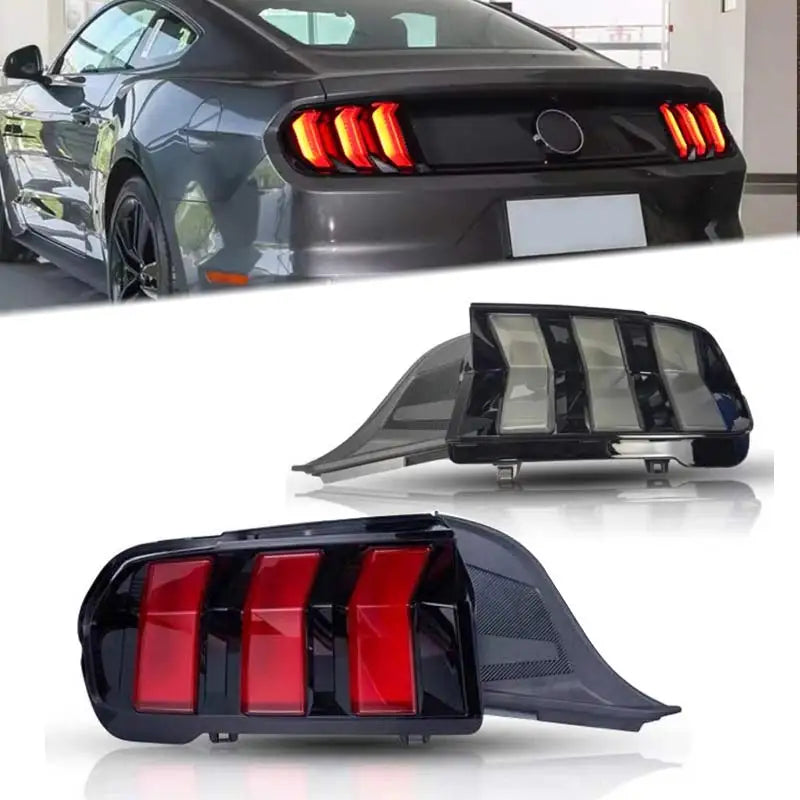 Ford Mustang S650 Taillights Amber Turn Signals Dynamic Reverse