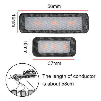 Armrest Interior Door Handle Lighting Inner Bowl 4PCS Atmosphere