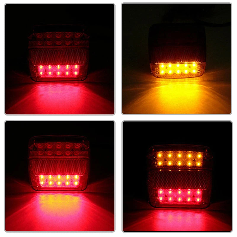 For Trailer Caravans 2PCS 26LED 12V Dc Waterproof Durable Truck