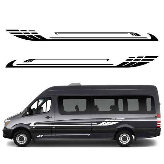 For Camper Rv Body Side Stickers Van Motorhome Caravan Racing