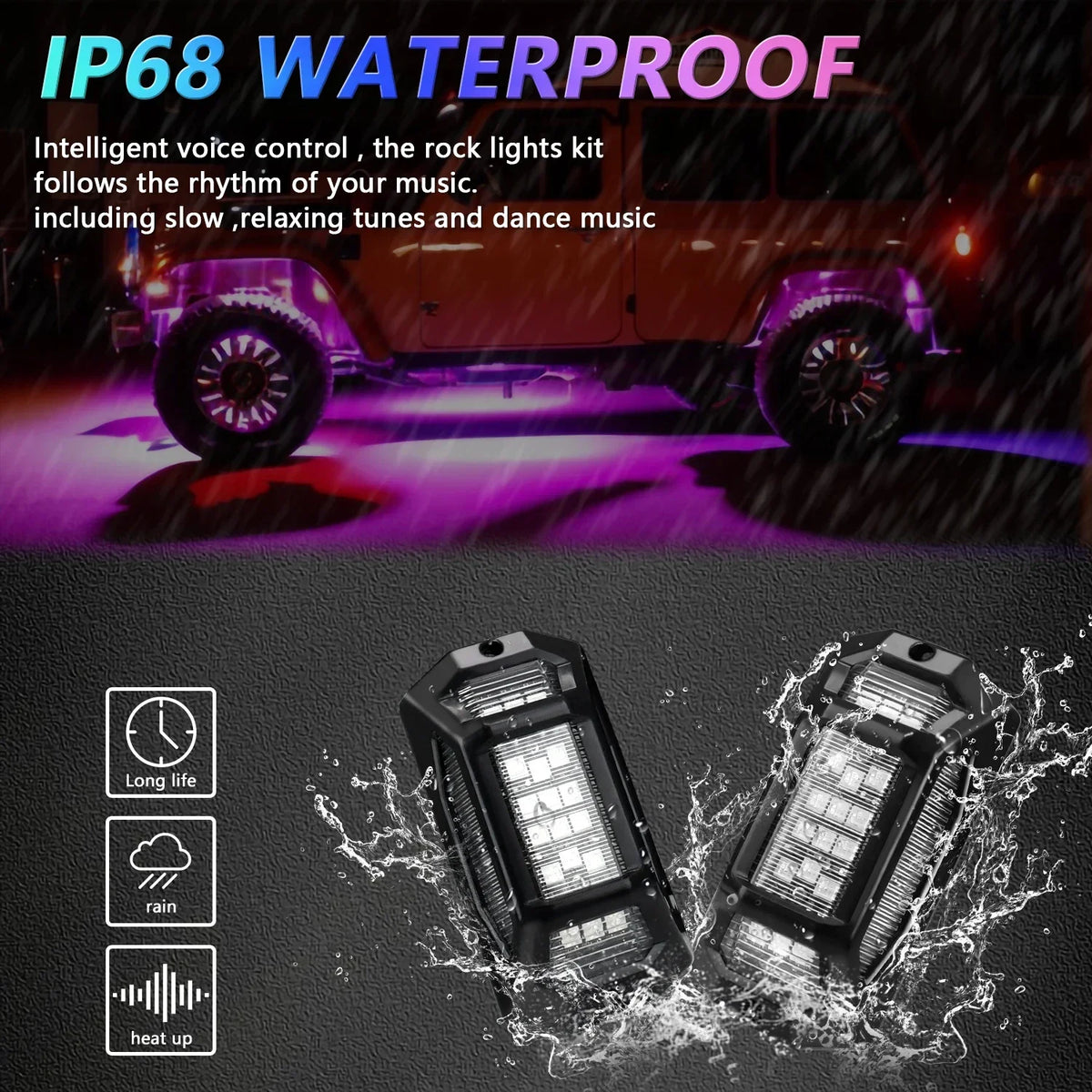 For APP 4X4 Off-road Ambient Lighting In Symphony Ambient