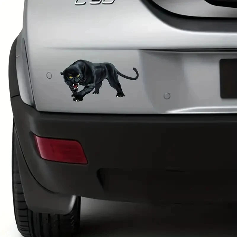 Black Panther Roaring Sticker Funny Stickers Decals Removable