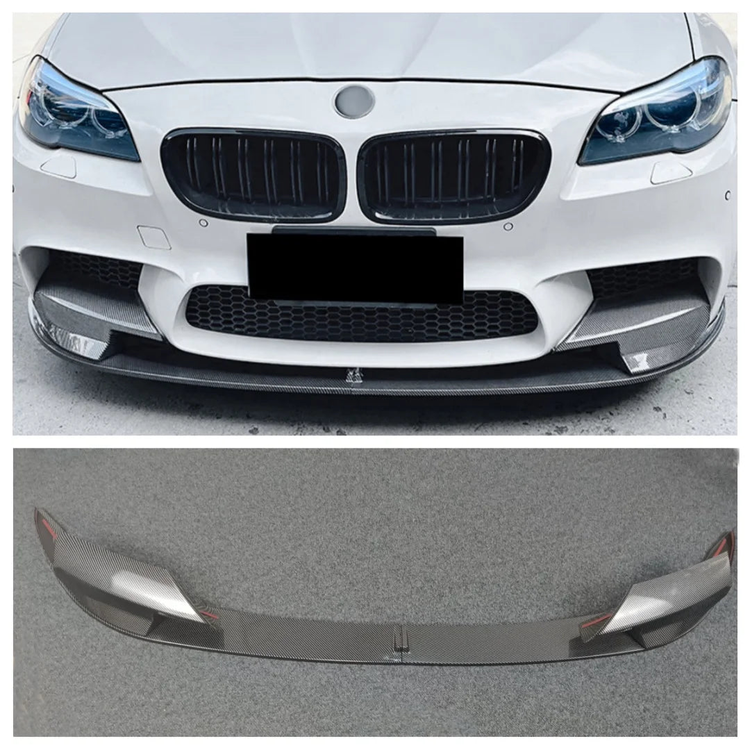 For BMW 5 Series F10 F11 Front Bumper Lip Canard Fog Grille