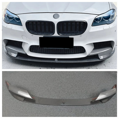 For BMW 5 Series F10 F11 Front Bumper Lip Canard Fog Grille