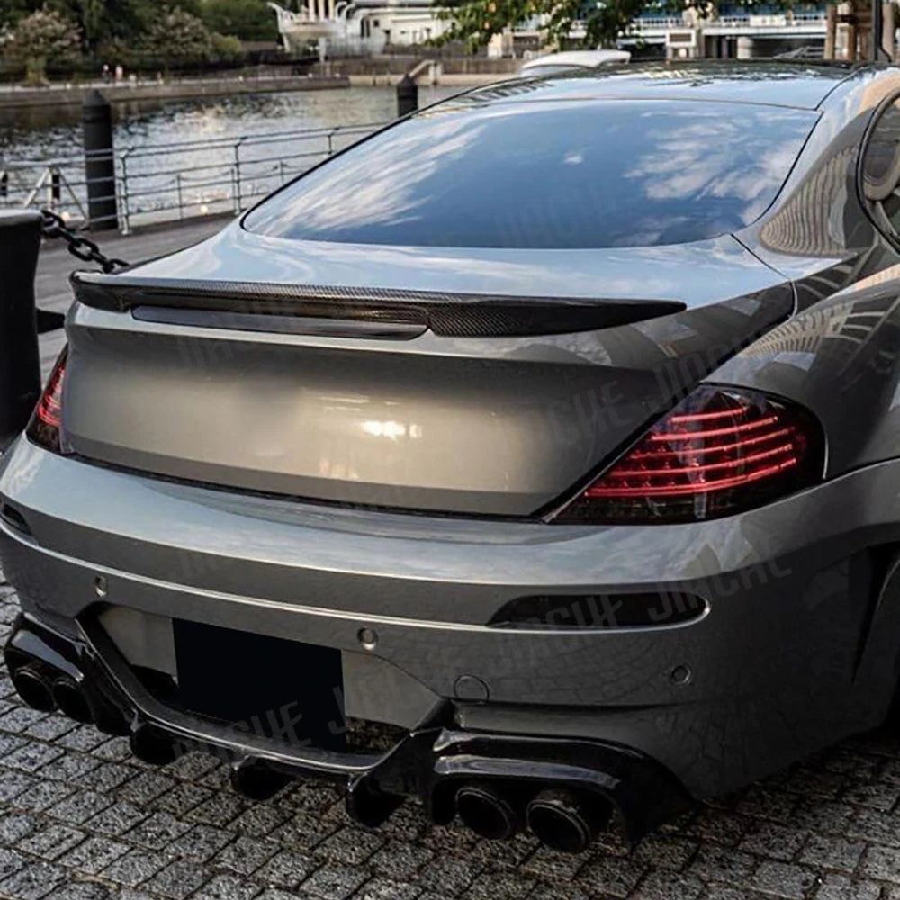 For BMW 6 Series E63 E64 Carbon Fiber Rear Lip Bumper Guard