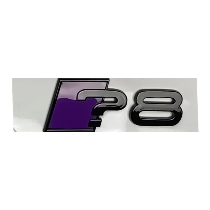 For A3 A4 A5 A6 A7 ABS Side Decals Letter Stickers Trunk Emblem