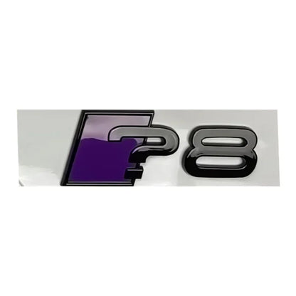 For A3 A4 A5 A6 A7 ABS Side Decals Letter Stickers Trunk Emblem