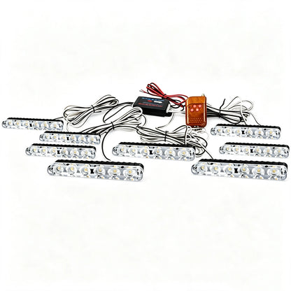 Strobe Flasher Wireless Remote Control Front Grille Flashing