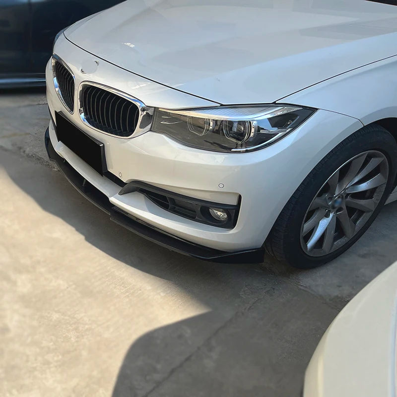 For BMW 3 Series Gt F34 2015-2019 Gloss Black ABS Front Bumper