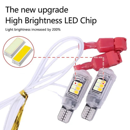 T15 Motorcycle high-brightness Width T10 two-color Turn Signal