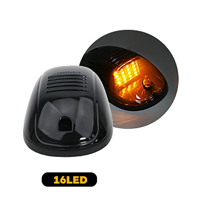 5PCS Set Roof Cab Marker Clearance Dome Running Kit