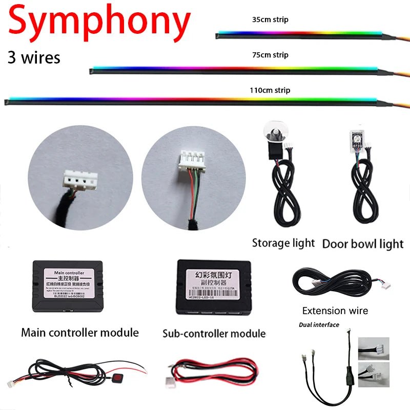 Full Colors Streamer Symphony Ambient Parts Replace Wires Pins