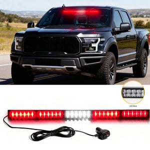 30LED Window Strobe Flashing Warning Bar Traffic Advisor Front
