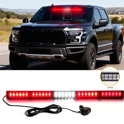30LED Window Strobe Flashing Warning Bar Traffic Advisor Front