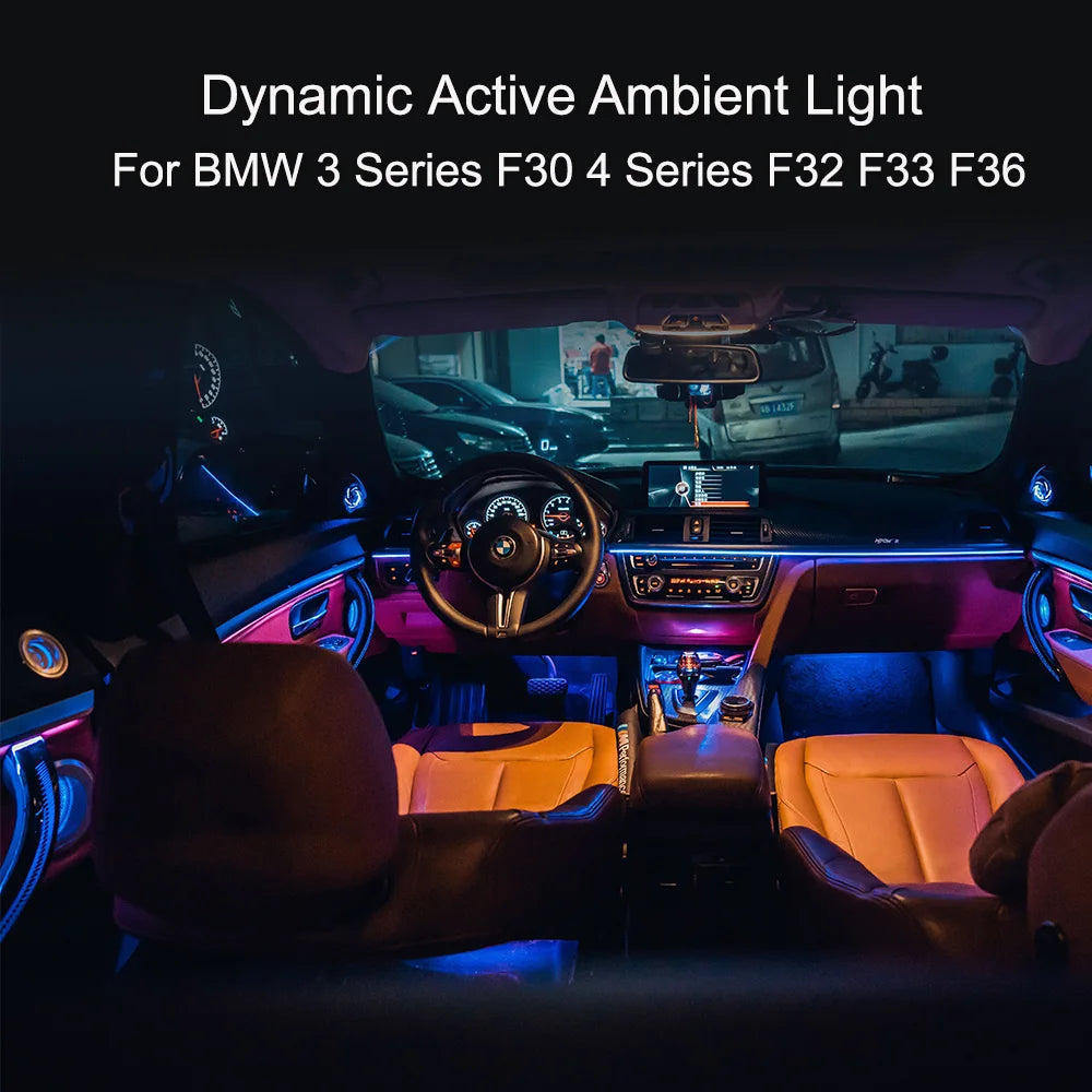 For BMW 3 Series F30 4 Dynamic Active Ambient Lighting Series
