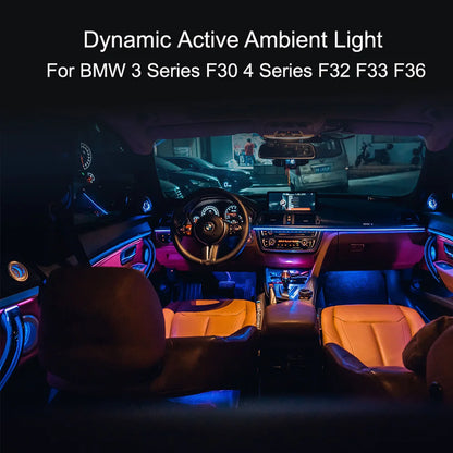 For BMW 3 Series F30 4 Dynamic Active Ambient Lighting Series