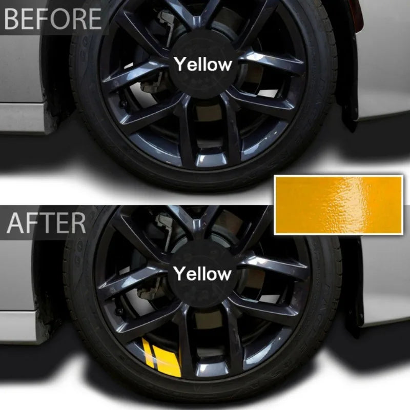 For Dodge Chrysler Jeep 6PCS Sticker Reflective Wheel Hub Decals