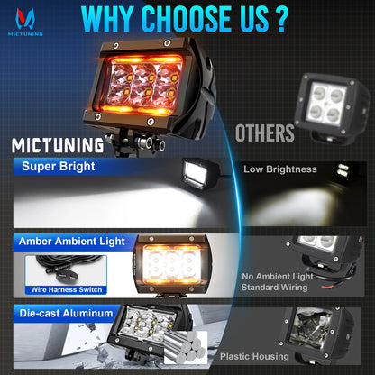 For Off-Road Mictuning Work Spot Floodlight multi-style