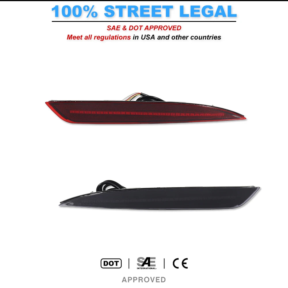 For Kia Optima K5 2016 2017 2PCS Rear Bumper Reflector 2018 Tail