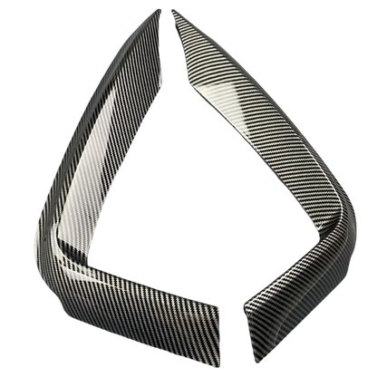 For BMW F32 F33 F36 M Glossy Black Carbon Look Front Bumper Lip