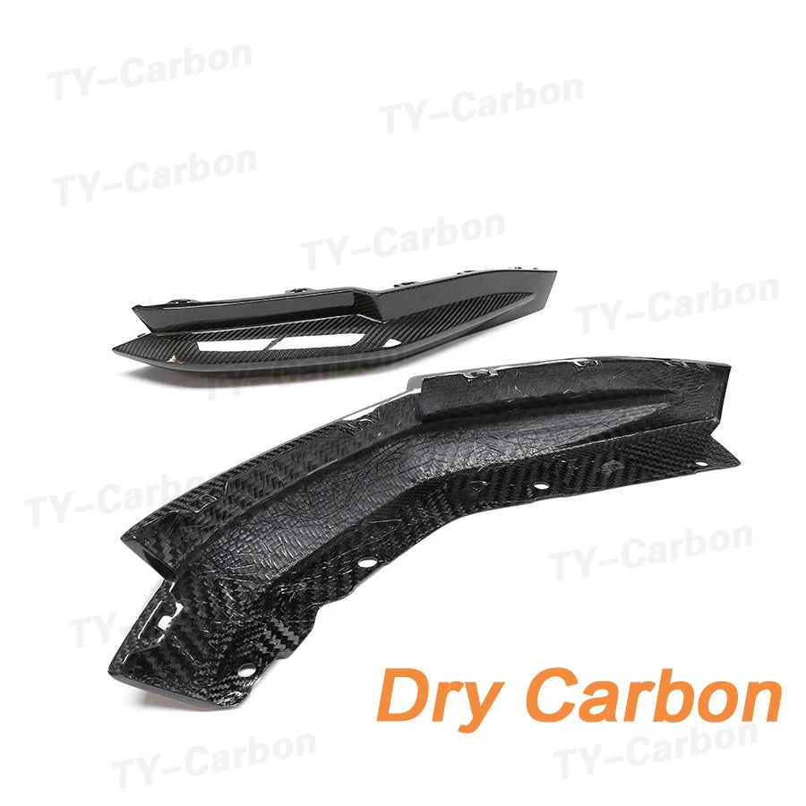 For BMW G80 G81 M3 G82 Dry Carbon Rear Diffuser Lip Splitters