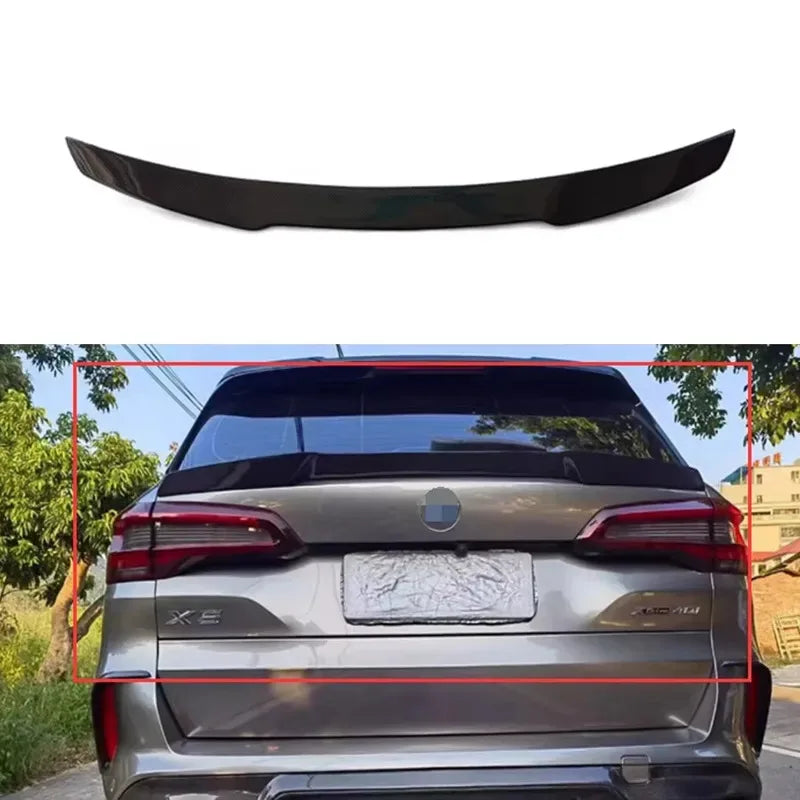 For BMW X5 G05 X5M F95 2018 L Carbon Fiber Tail Fins Wing Rear