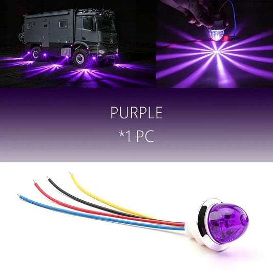 1.25 Inch Diameter Side Marker Small Size Trailer Warning