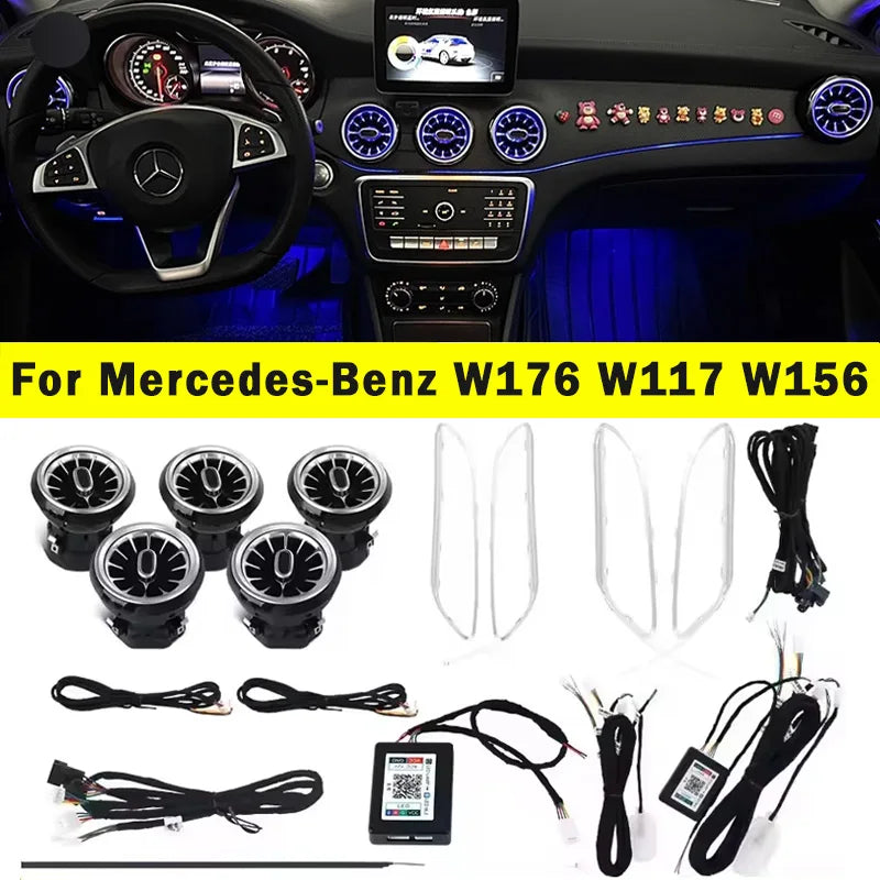 For Mercedes-Benz A Cla W176 Cla 12 Colours Ambient W117 Gla
