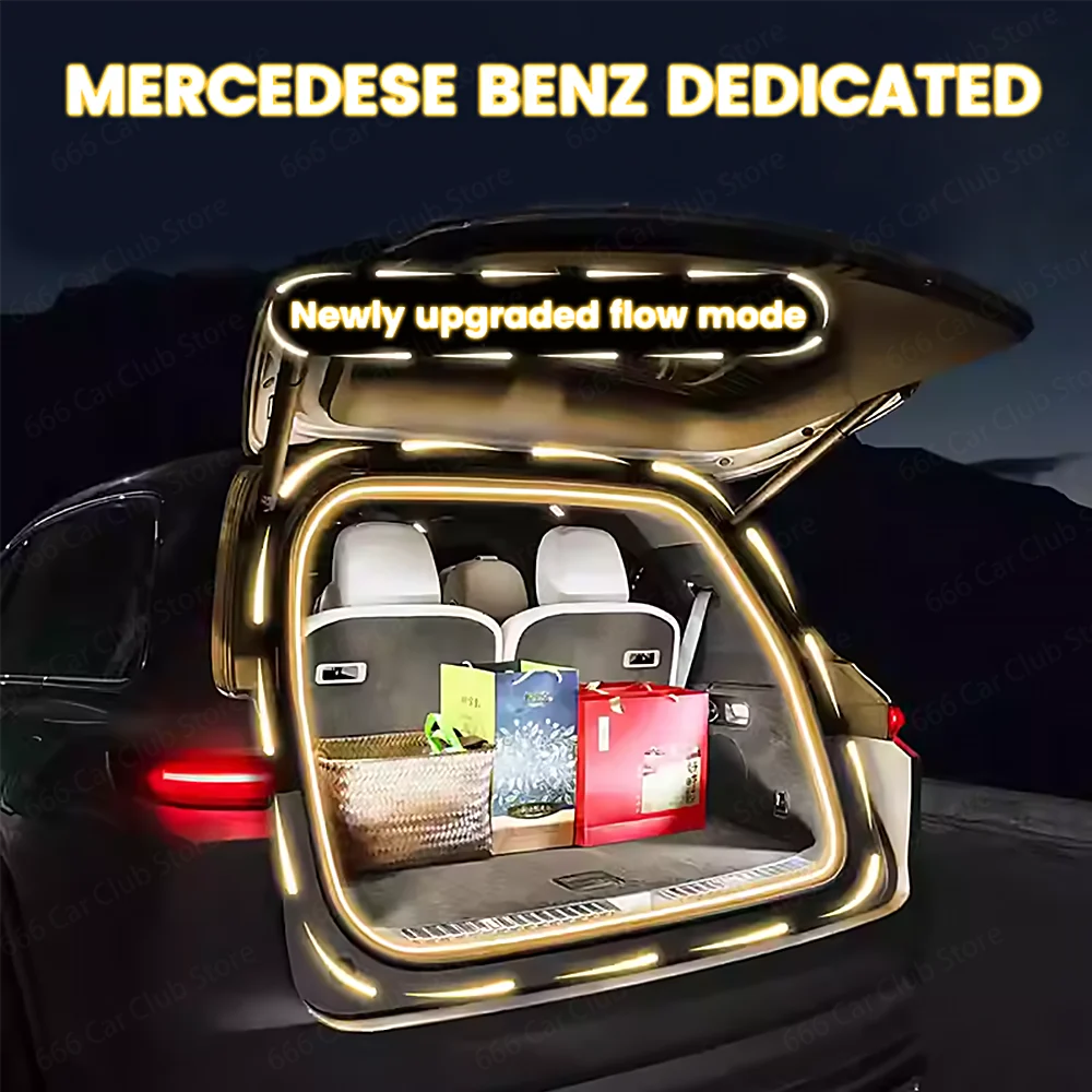For Mercedes-Benz Trunk Flowing Light Whie 4.05 Meters
