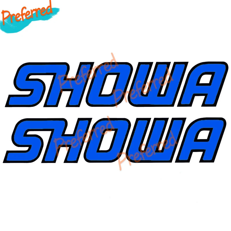 For Showa Fork Stickers Road Race Motorcycle Decal Vinyl Tail