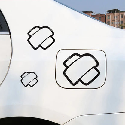 Q 10PCS Sheets Patch Cover band-aid Fuel Tank Sticker