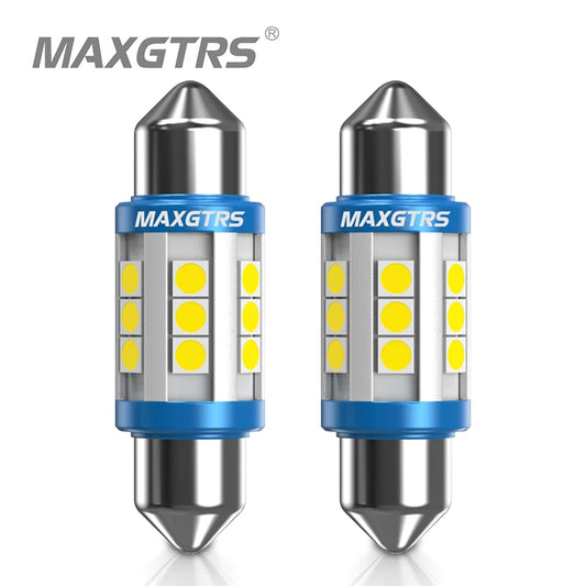 2X C5W Bulb Canbus 12V Festoon 31MM 36MM 41MM