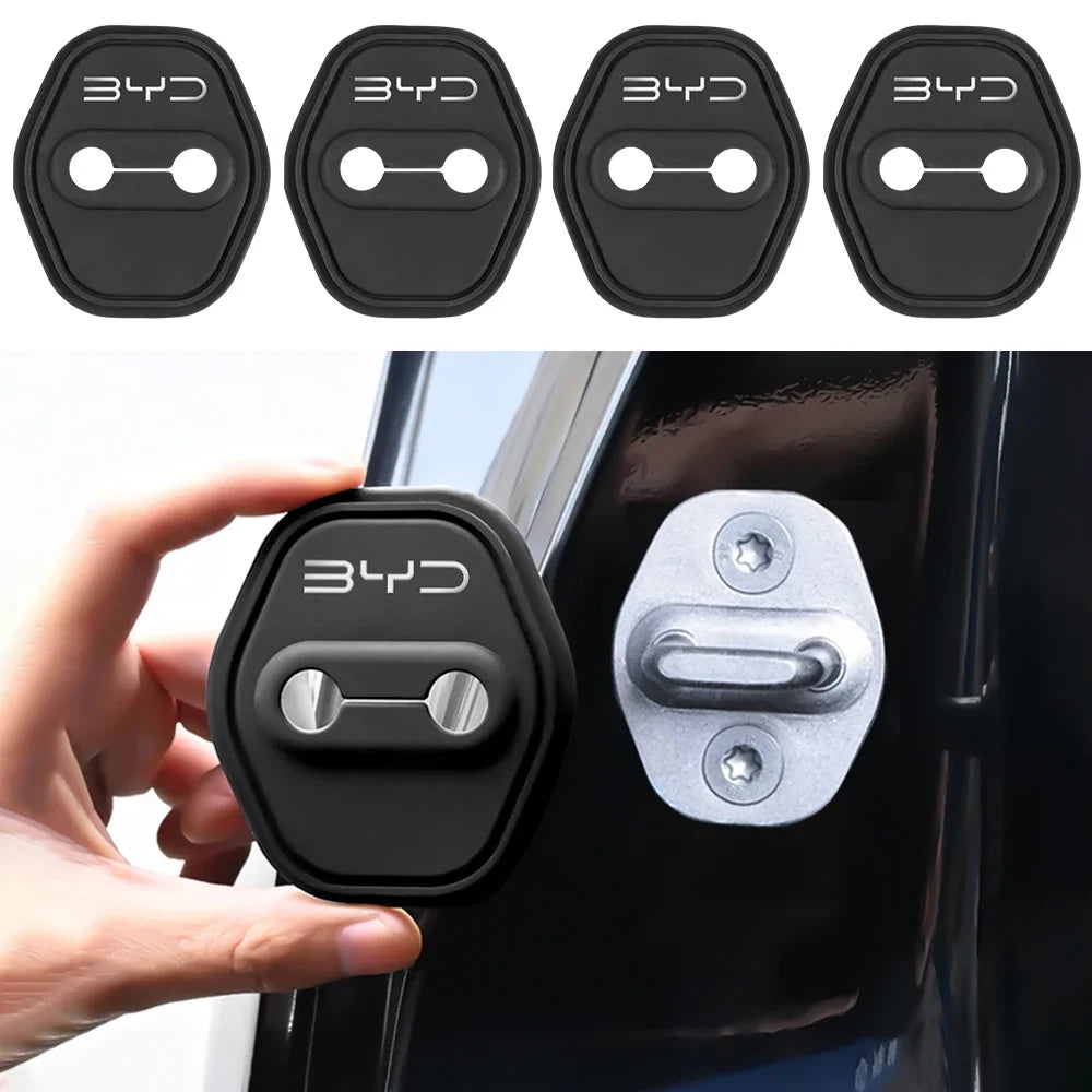 For BYD Seal U Dolphin Sealion 4PCS Silicone Door Lock Cover