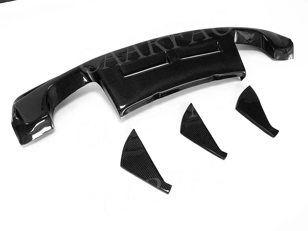 For E82 Carbon Fiber Rear Lip Diffuser Spoiler BMW Series E82 1M