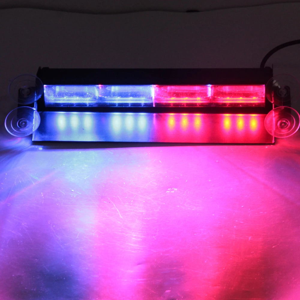 For Windshield 12V Signal Viper Strobe Flash Emergency Dashboard