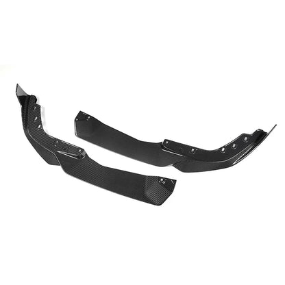 For BMW 3 Series G20 G21 Real Dry Carbon Fiber Front Bumper Lip