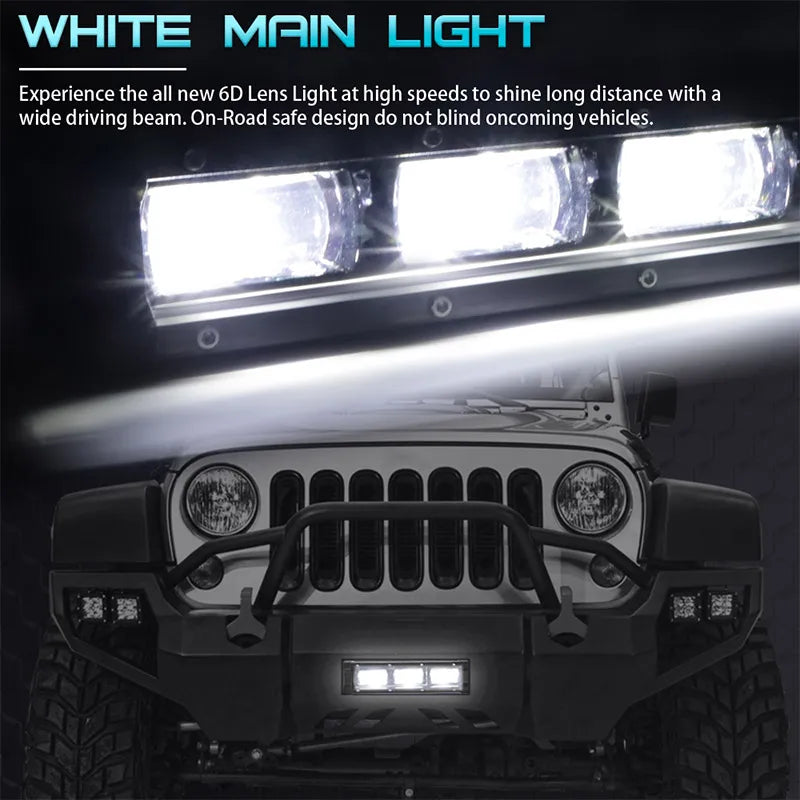 30W Dual Color 6D Lens Inch Ultra Slim Driving