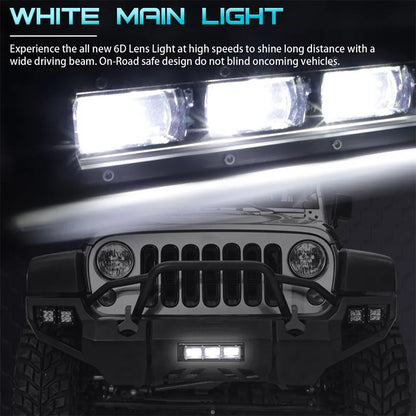 30W Dual Color 6D Lens Inch Ultra Slim Driving