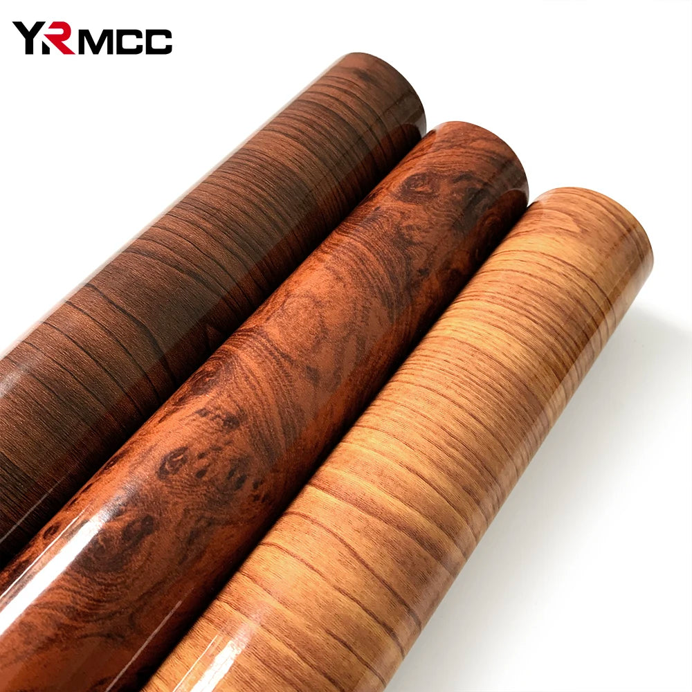Wood Grain Stickers Interior Pvc Textured Protective Vinyl