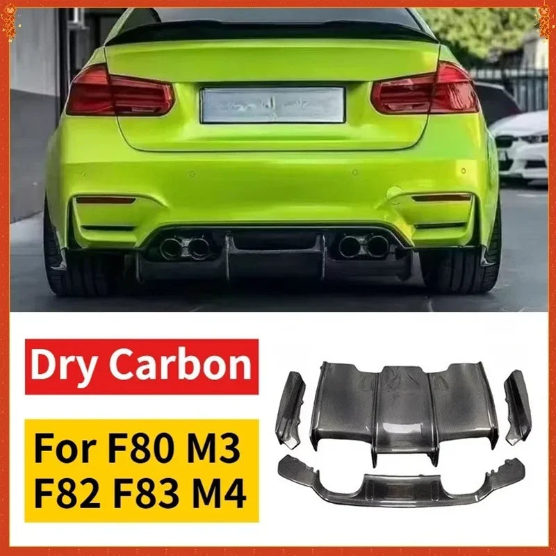 For BMW F80 M3 F82 F83 M4 Psm Dry Carbon Fiber 2014-2018 Rear