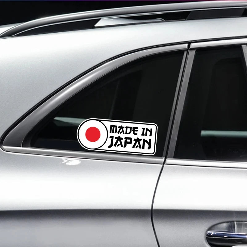 For Honda Made In Japan Flag Bumper Sticker Vinyl Decal Japanese