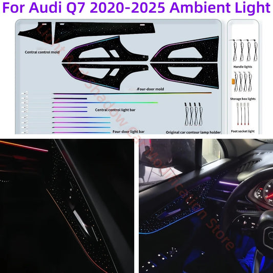For Audi Q7 2020-2025 Automotive Interior Atmosphere Fit