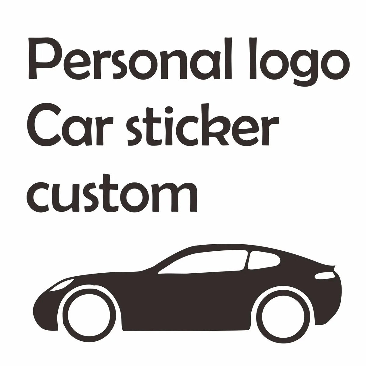 Creative Personal Customized Text Picture Advertisement Window