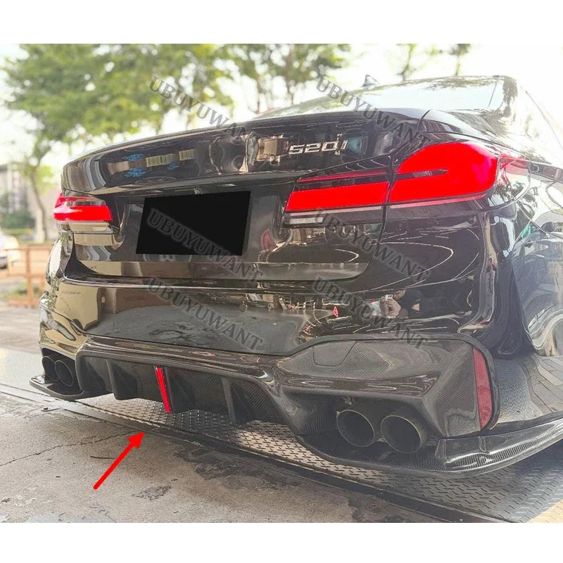 For BMW 5 Series M5 F90 G30 G38 3D Carbon Fiber Rear Bumper
