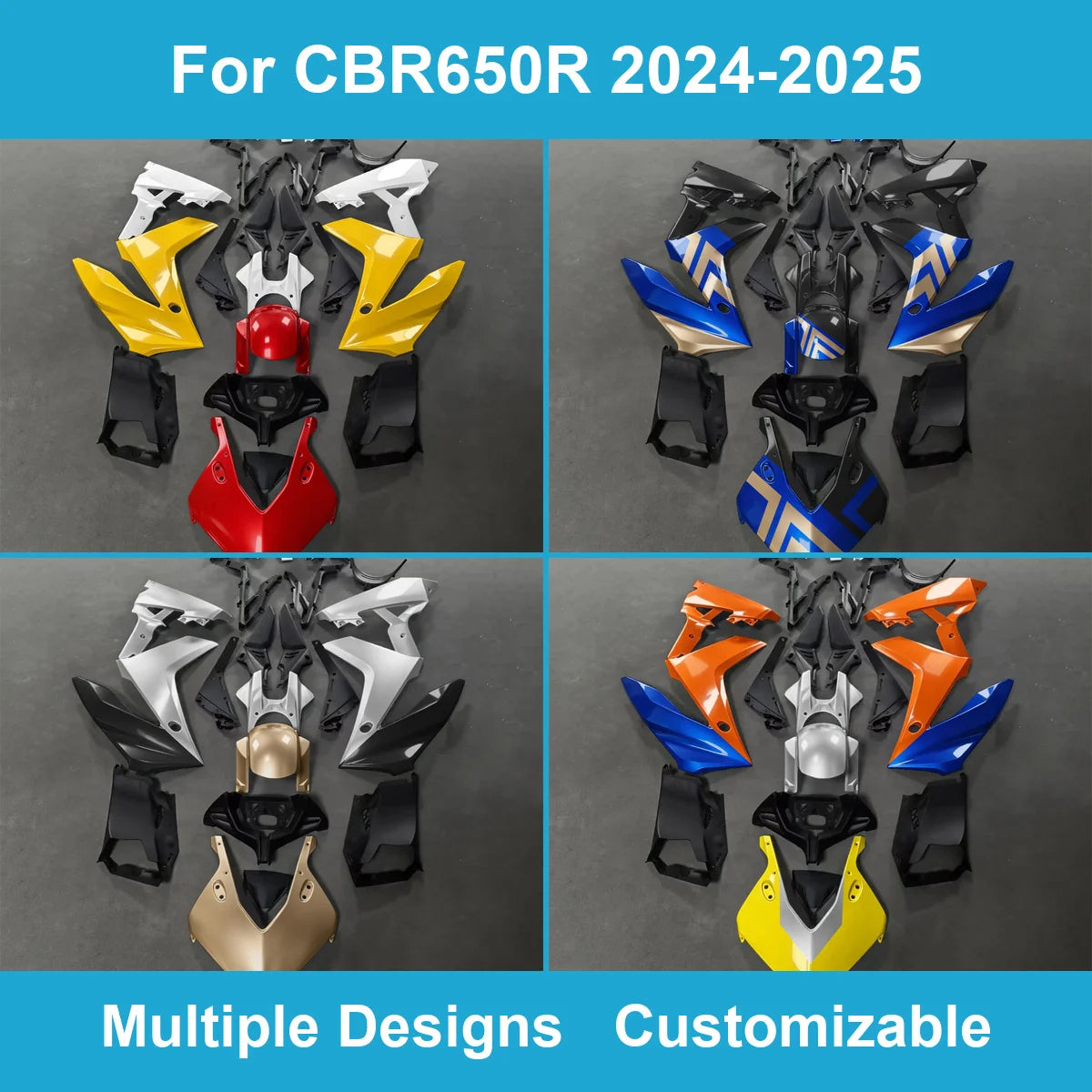For CBR650R 2024 2025 2026 Custom Fairings Cbr 650R 24