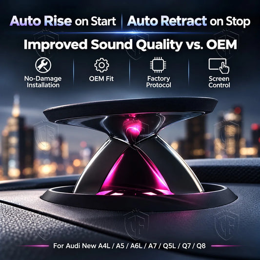 For Audi A4L A5 A6L A7 Q5L Q7 Q8 Lifting Tweeter Speaker Cover